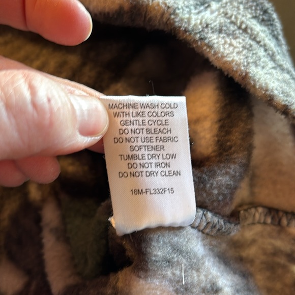 GANDER mountain guide series men’s size medium fleece camo hoodie - Picture 7 of 8